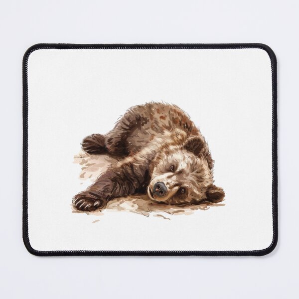 Item preview, Bear Cub | Cute Woodland Animal Watercolor Art designed and sold by Mandayartstudio.