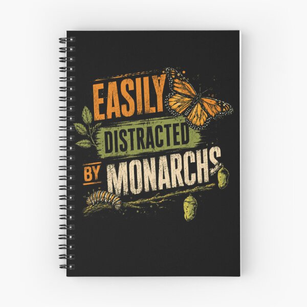 Item preview, Easily Distracted By Monarchs Monarch Butterfly Lover Nature Enthusiast designed and sold by SkeletonsDanger.