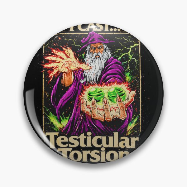 Item preview, I Cast Testicular Torsion Wizard Spell designed and sold by BlossomieStore.