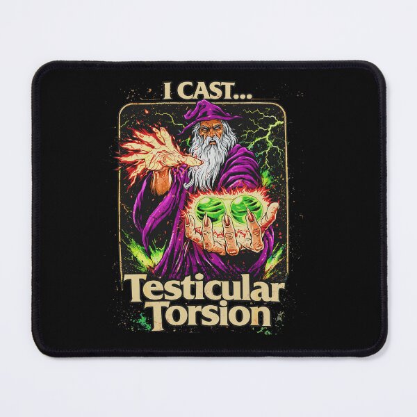 Item preview, I Cast Testicular Torsion Wizard Spell designed and sold by BlossomieStore.