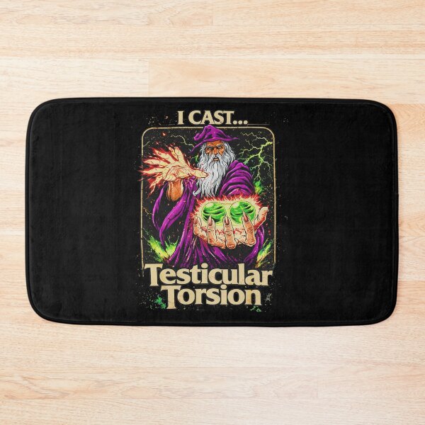 Item preview, I Cast Testicular Torsion Wizard Spell designed and sold by BlossomieStore.