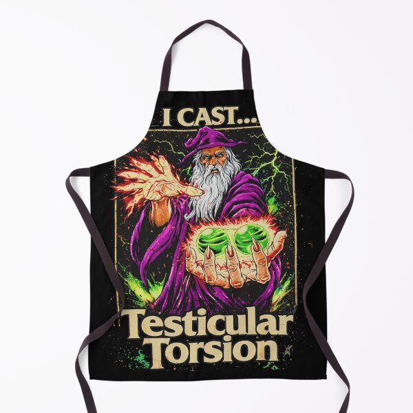 Item preview, I Cast Testicular Torsion Wizard Spell designed and sold by BlossomieStore.