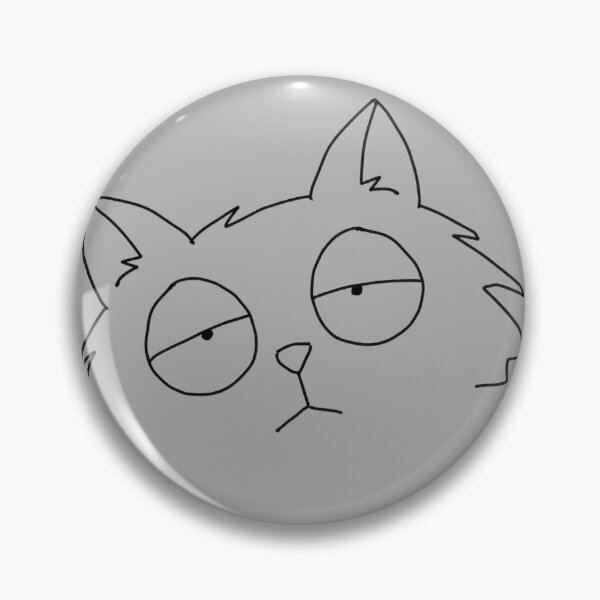 Item preview, Teddy the Cat Stares designed and sold by NicDoesFunArt.