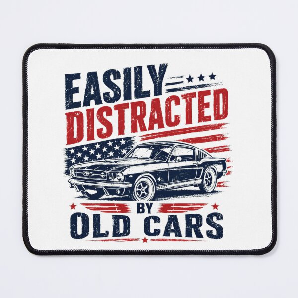 Item preview, Easily Distracted By Old Cars Classic Car Enthusiast Lover designed and sold by SkeletonsDanger.