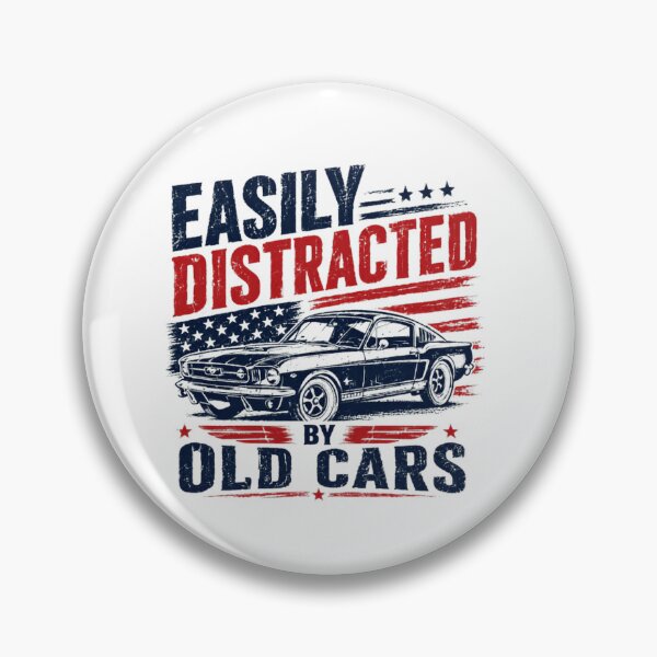 Item preview, Easily Distracted By Old Cars Classic Car Enthusiast Lover designed and sold by SkeletonsDanger.