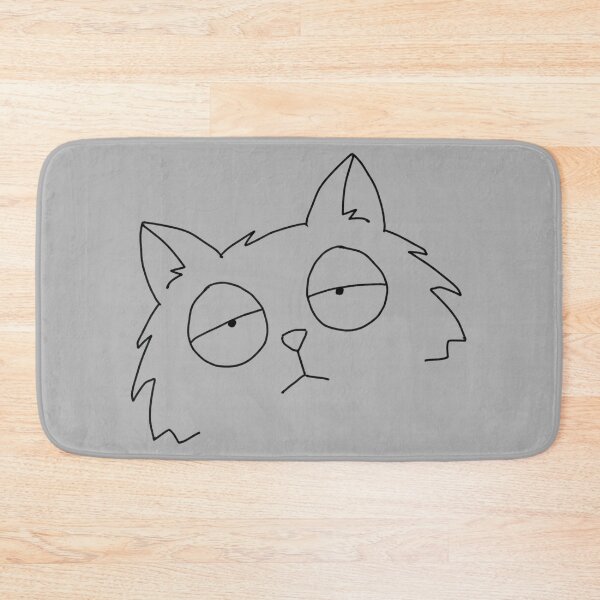 Item preview, Teddy the Cat Stares designed and sold by NicDoesFunArt.