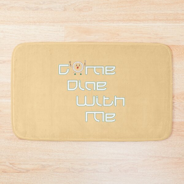 Item preview, Come Dine With Me (on Yellow) designed and sold by PawsitiveMum3.