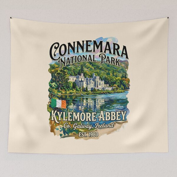 Item preview, Kylemore Abbey Connemara designed and sold by EvergreenPark - Tee Studio.