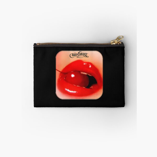 Item preview, Glossy Red Lips Biting Cherry Close Up designed and sold by WarrenHayes.