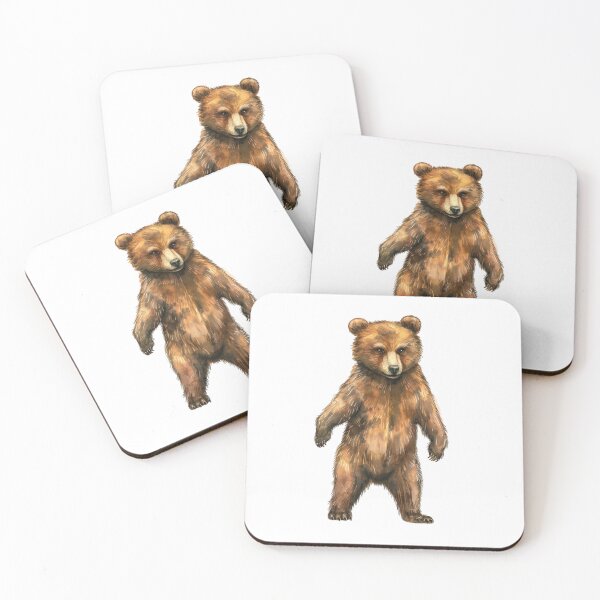 Item preview, Bear Cub | Cute Woodland Animal Watercolor Art designed and sold by Mandayartstudio.