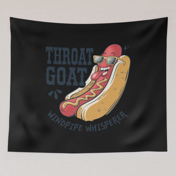 Item preview, Throat Goat Windpipe Whisperer Hot Dog designed and sold by Eowcat.