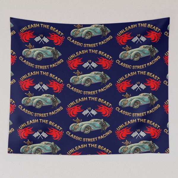 Item preview, Copy of Unleash the Beast V8 Muscle Car Graphic - Classic Street Racing Art designed and sold by zaoroo shop.