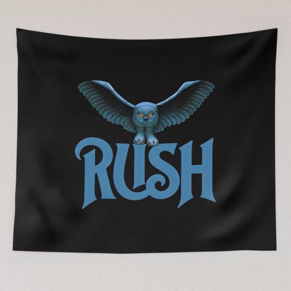 Item preview, Rush Owl Logo Rock Band designed and sold by BarevyAsStore.