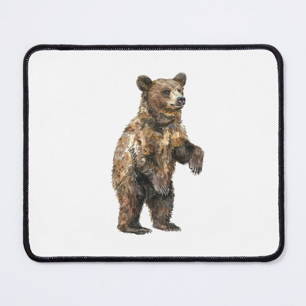 Item preview, Bear Cub | Cute Woodland Animal Watercolor Art designed and sold by Mandayartstudio.