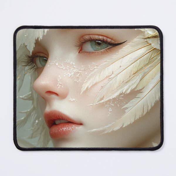 Item preview, Angel of Grace – Intricate Mythical Portrait designed and sold by blairvina9028.