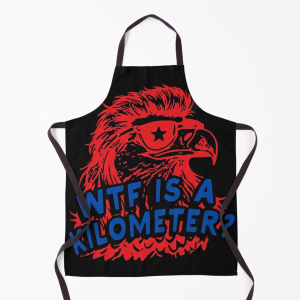 Item preview, Patriotic Eagle WTF Kilometers Unit Humor designed and sold by Eowcat.