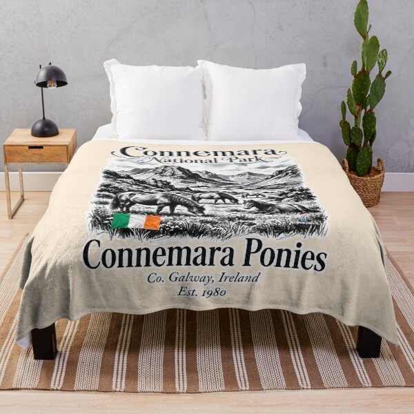 Item preview, Connemara National Park Ponies designed and sold by EvergreenPark - Tee Studio.