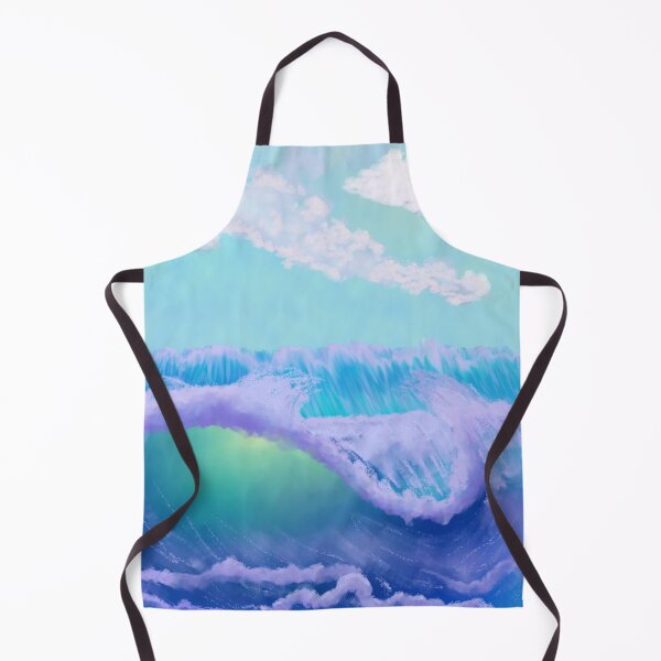 Item preview, Sunny Breakers – Tropical Ocean Wave Painting designed and sold by LizzyPrittyArts.