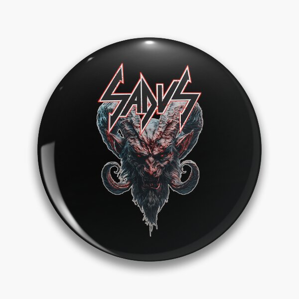 Item preview, Death Thrash Metal Horned Demon Red Eyes designed and sold by Kunee Shop.