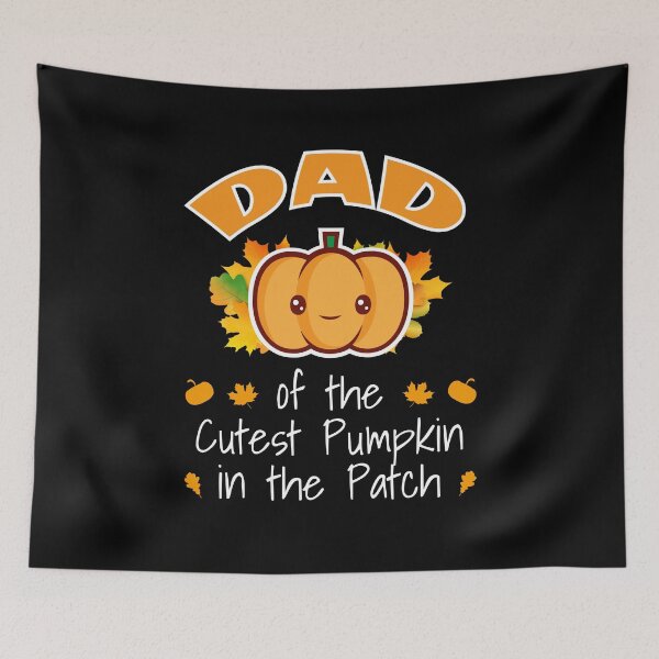 Item preview, Dad of the Cutest Pumpkin in the Patch Father Halloween designed and sold by LarkDesigns.