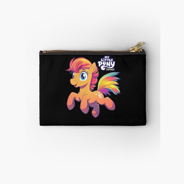 Item preview, Cartoon Pony Colorful Magic Tail Artwork designed and sold by Kunee Shop.