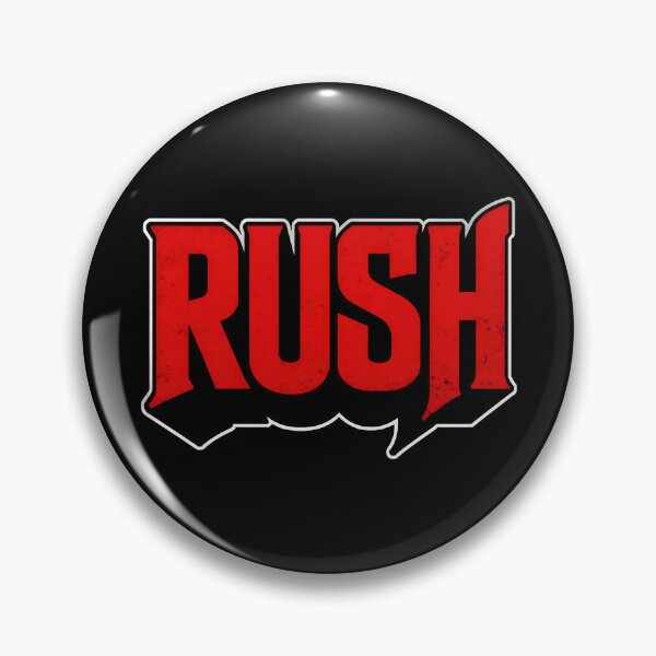 Item preview, Rush Rock Band Logo designed and sold by BarevyAsStore.