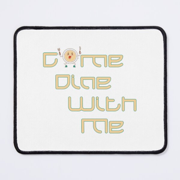 Item preview, Come Dine With Me (Yellow on White) designed and sold by PawsitiveMum3.