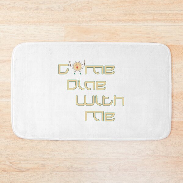 Item preview, Come Dine With Me (Yellow on White) designed and sold by PawsitiveMum3.