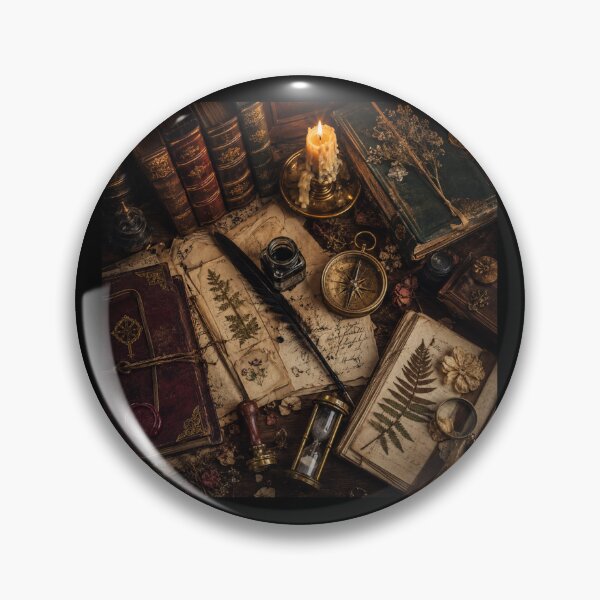 Item preview, Dark Academia Still Life — Vintage Scholar Aesthetic Art Print for Students designed and sold by Fanverse Merchandise.