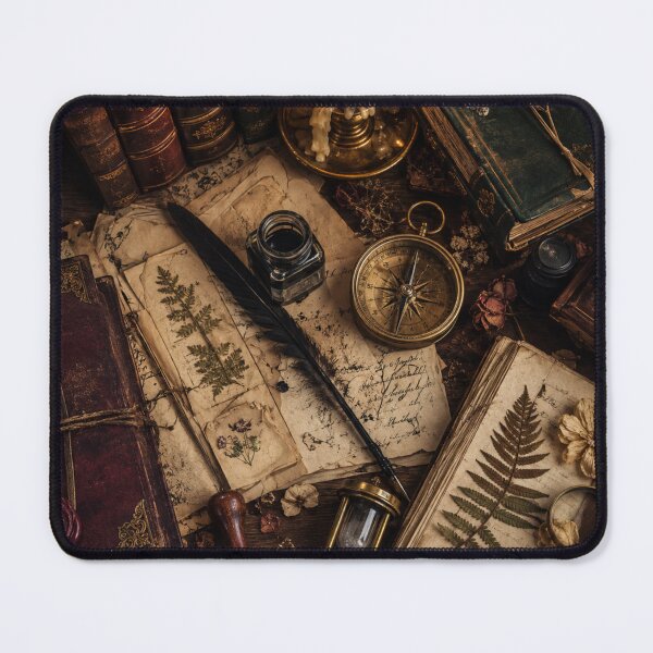 Item preview, Dark Academia Still Life — Vintage Scholar Aesthetic Art Print for Students designed and sold by Fanverse Merchandise.