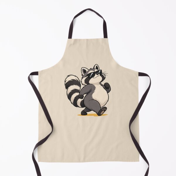 Item preview, Unbothered Raccoon — Funny Confident Waddle Cartoon Animal Graphic Tee designed and sold by Fanverse Merchandise.