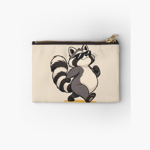 Item preview, Unbothered Raccoon — Funny Confident Waddle Cartoon Animal Graphic Tee designed and sold by Fanverse Merchandise.