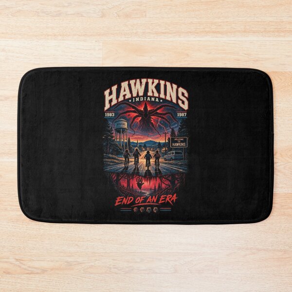 Item preview, Hawkins Indiana 1987 — Retro 80s Supernatural Small Town Fan Art Poster designed and sold by Fanverse Merchandise.