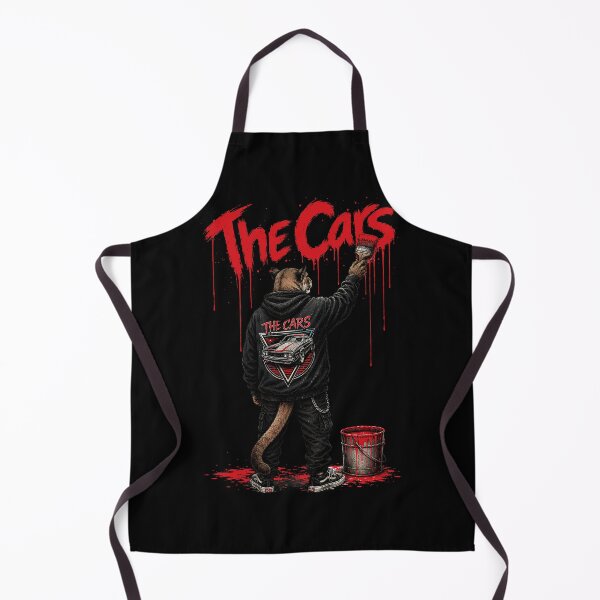 Item preview, Vintage Rocker Panther Graffiti Drive The Cars Band Art designed and sold by ZHISUART.