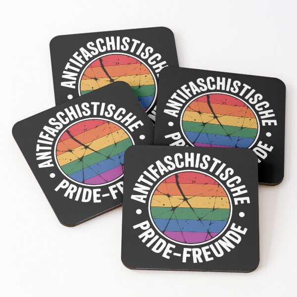 Item preview, Antifaschitische Pride Freunde - Linke Antifaschismus Merch designed and sold by LoFizzy.