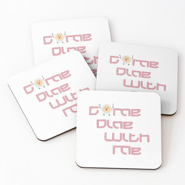 Item preview, Come Dine With Me II (Pink on White) designed and sold by PawsitiveMum3.