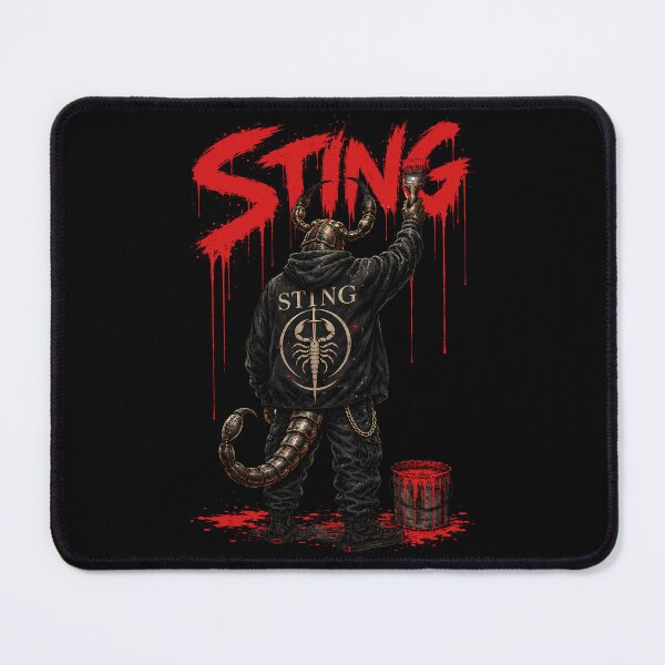 Item preview, Scorpion Graffiti Artist Red Drip Sting Solo Rocker designed and sold by ZHISUART.