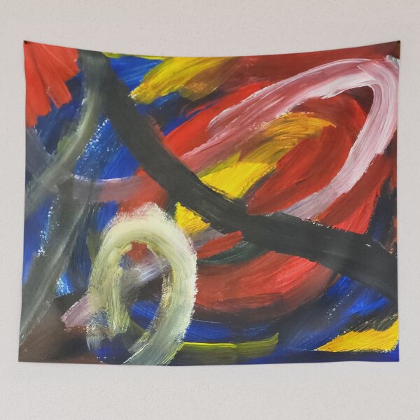 Item preview, Emotions And Anger — Abstract Emotional Painting designed and sold by LizzyPrittyArts.