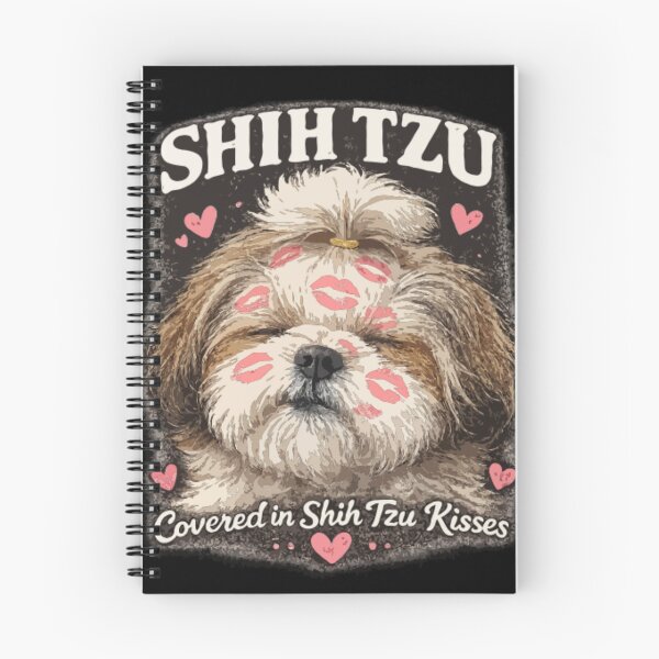 Item preview, Shih Tzu Covered in Kisses – Cute Dog Lover Vintage Graphic T-Shirt | Shih Tzu Kisses Tee | Funny Pet Mom Gift designed and sold by PawsAndPallette .