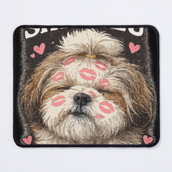 Item preview, Shih Tzu Covered in Kisses – Cute Dog Lover Vintage Graphic T-Shirt | Shih Tzu Kisses Tee | Funny Pet Mom Gift designed and sold by PawsAndPallette .