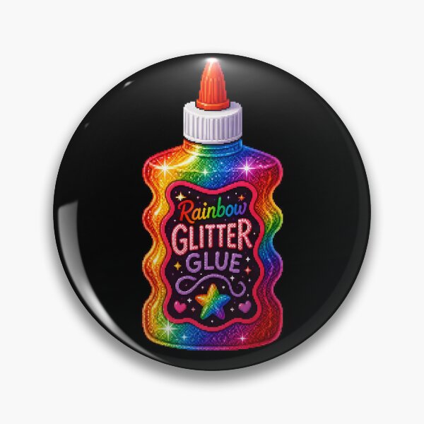 Item preview, Rainbow Glitter Glue designed and sold by PiggyWonka.