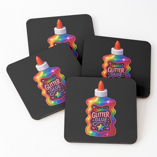 Item preview, Rainbow Glitter Glue designed and sold by PiggyWonka.