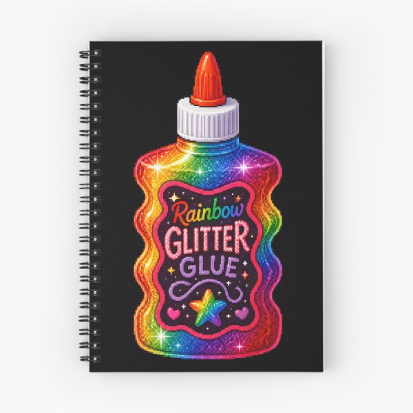 Item preview, Rainbow Glitter Glue designed and sold by PiggyWonka.