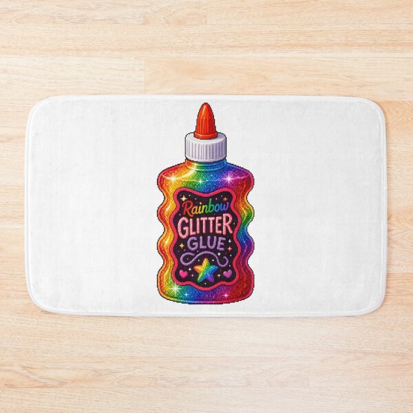 Item preview, Rainbow Glitter Glue designed and sold by PiggyWonka.