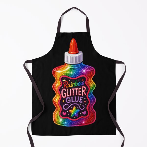 Item preview, Rainbow Glitter Glue designed and sold by PiggyWonka.