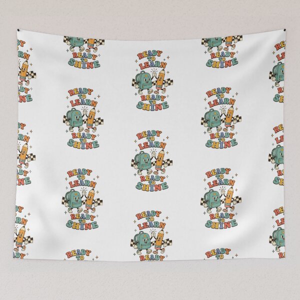 Item preview, Ready to Learn Ready to Shine – Cute Back to School Kids Design designed and sold by NinaCreator.