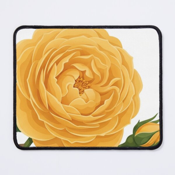 Item preview, Blooming Yellow Rose Vector Illustration designed and sold by gaohao1.