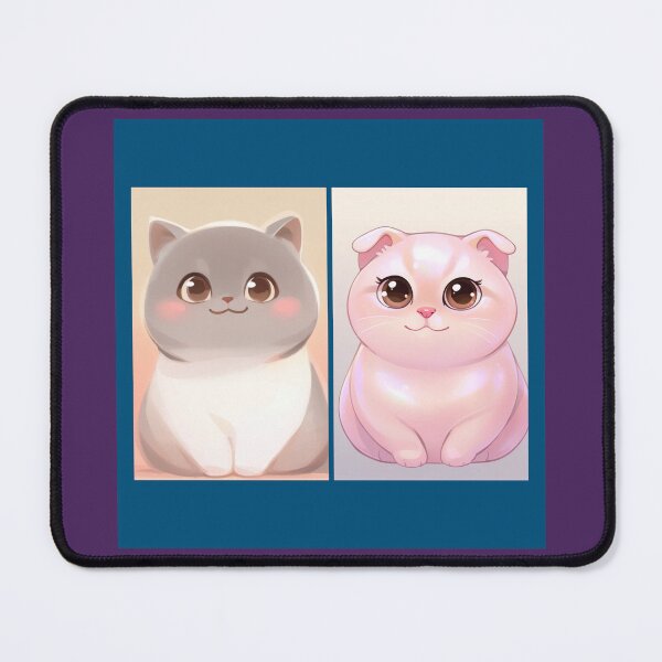 Item preview, Cute Pastel Kawaii Cat Duo designed and sold by amusefullife.