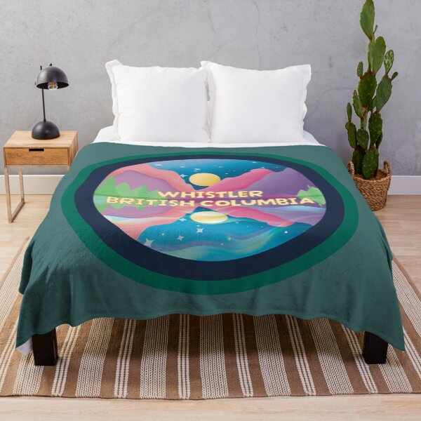 Item preview, Whistler British Columbia Starry Night Lake Reflection designed and sold by FrenchieBoops.