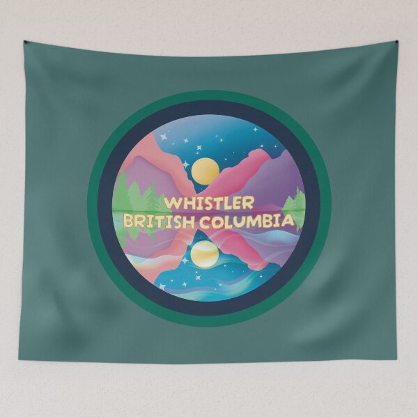 Item preview, Whistler British Columbia Starry Night Lake Reflection  designed and sold by FrenchieBoops.